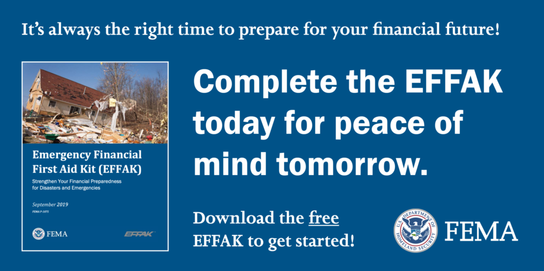 Financial Preparedness: FEMA’s Emergency Financial First Aid Kit (EFFAK ...